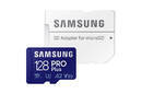 Samsung microSDXC Pro Plus - Karta pamięci 128 GB Class 10 UHS-I/U3 160/120 MB/s z adapterem - zdjęcie 1