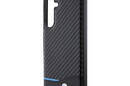 BMW Leather Carbon Blue Line - Etui Samsung Galaxy S24+ (czarny) - zdjęcie 6