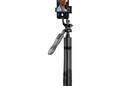 Crong SelfieGo Ultra – Aluminiowy selfie stick Bluetooth tripod (czarny) - zdjęcie 2