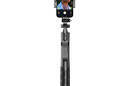 Crong SelfieGo Ultra – Aluminiowy selfie stick Bluetooth tripod (czarny) - zdjęcie 3