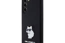 Karl Lagerfeld Silicone Choupette Metal Pin - Etui Samsung Galaxy S24 (czarny) - zdjęcie 2