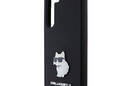 Karl Lagerfeld Silicone Choupette Metal Pin - Etui Samsung Galaxy S24 (czarny) - zdjęcie 6