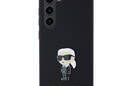 Karl Lagerfeld Silicone Ikonik Metal Pin - Etui Samsung Galaxy S24 (czarny) - zdjęcie 3