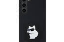 Karl Lagerfeld Silicone Choupette Metal Pin - Etui Samsung Galaxy A35 5G (czarny) - zdjęcie 1