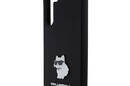 Karl Lagerfeld Silicone Choupette Metal Pin - Etui Samsung Galaxy S24+ (czarny) - zdjęcie 6