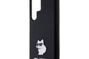 Karl Lagerfeld Silicone Choupette Metal Pin - Etui Samsung Galaxy S24 Ultra (czarny) - zdjęcie 6