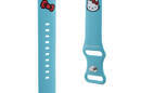 Hello Kitty Silicone Kitty Head - Pasek uniwersalny do smartwatcha 20 mm (niebieski) - zdjęcie 3