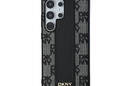 DKNY Leather Checkered Mono Pattern MagSafe - Etui Samsung Galaxy S24 Ultra (czarny) - zdjęcie 3