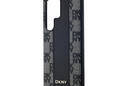 DKNY Leather Checkered Mono Pattern MagSafe - Etui Samsung Galaxy S24 Ultra (czarny) - zdjęcie 6