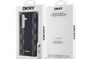 DKNY Leather Checkered Mono Pattern MagSafe - Etui Samsung Galaxy S24 (czarny) - zdjęcie 8