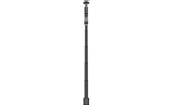 Crong SelfieGo Ultra – Aluminiowy selfie stick Bluetooth tripod (czarny) - zdjęcie 1