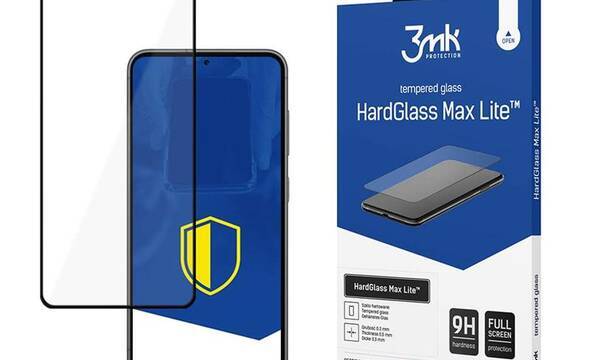 3mk HardGlass Max Lite - Szkło hartowane do Samsung Galaxy S23 5G (Czarny) - zdjęcie 1