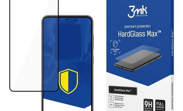 3mk HardGlass Max - Szkło hartowane do Samsung Galaxy S24 (Czarny) - zdjęcie 1