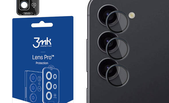 3mk Lens Protection Pro - Szkło na obiektyw aparatu Samsung Galaxy S24 (Czarny) - zdjęcie 1