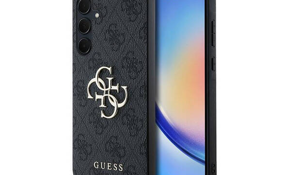 Guess 4G Big Metal Logo - Etui Samsung Galaxy A35 5G (czarny) - zdjęcie 1